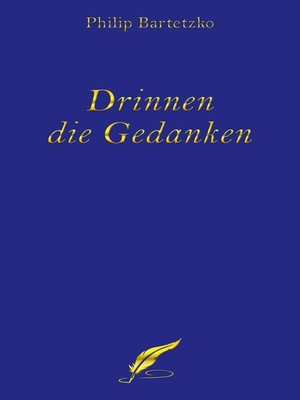 cover image of Drinnen die Gedanken